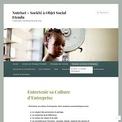 Nutriset – Société à Objet Social Etendu