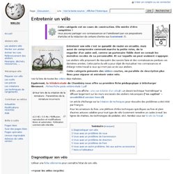 Entretenir un vélo - Wiklou, le Wiki du Biclou