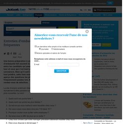 ENTRETIEN D'EMBAUCHE : 50 questions les plus fréquentes