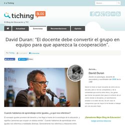 Entrevista a David Duran