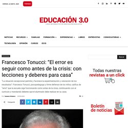 Entrevista a Francesco Tonucci