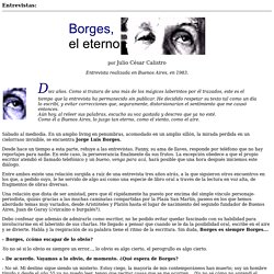 Entrevista: Jorge Luis Borges (1983) - nº 6 Espéculo