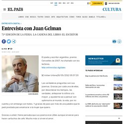 Entrevista con Juan Gelman