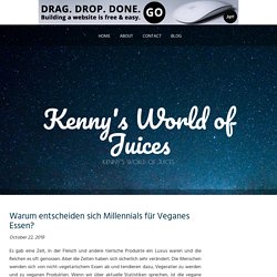 Warum entscheiden sich Millennials für Veganes Essen?