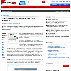 Kleine Helfer: Stack Overflow - das Knowledge-Portal für Entwickler