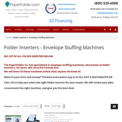 Get the Best & High-Quality Envelope Machine from Paperfolder