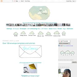 Over 100 envelope templates and tutorials
