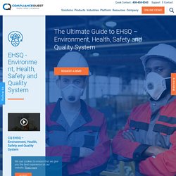 Environment Health Safety and Quality - EHSQ