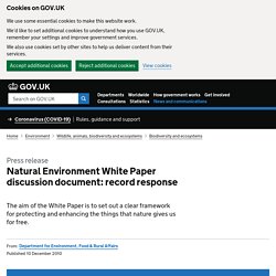 Natural Environment White Paper