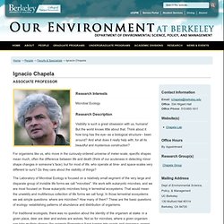 Our Environment at Berkeley: Department of Environmental Science, Policy, & Management