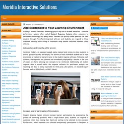Add Excitement to Your Learning Environment