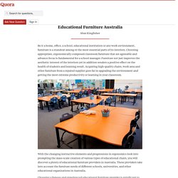 Create Inspiring Learning Environment with Educational Furniture Australia...!