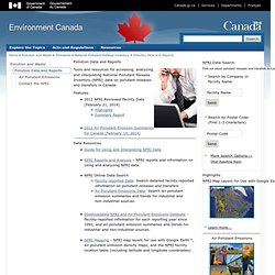 Pollution and Waste - Pollution Data Library