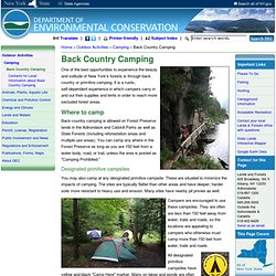 Back Country Camping