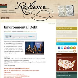 Environmental Debt
