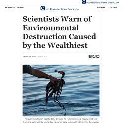 Scientists Warn of Environmental Destruction Caused by the Wealthiest