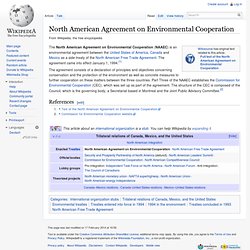 North American Agreement on Environmental Cooperation