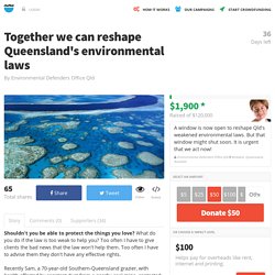 Together we can reshape Queensland's environmental laws