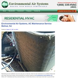 Environmental Air Systems, AC Maintenance Service Belmar, NJ