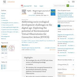Addressing socio-ecological development challenges in the digital age: Exploring the potential of Environmental Virtual Observatories for Connective Action (EVOCA)