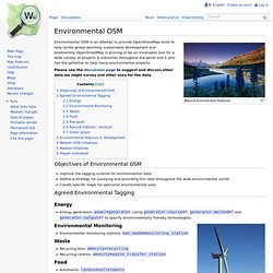 Environmental OSM