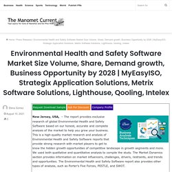 MyEasyISO, Strategix Application Solutions, Metrix Software Solutions, Lighthouse, Qooling, Intelex – The Manomet Current