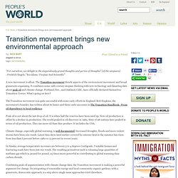 Transition movement brings new environmental approach
