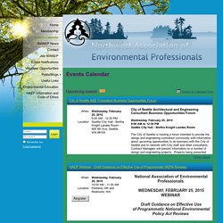 Northwest Association of Environmental Professionals