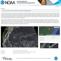 Environmental Visualization Laboratory - Pacific Ocean Floor Affects Tsunami Propagation