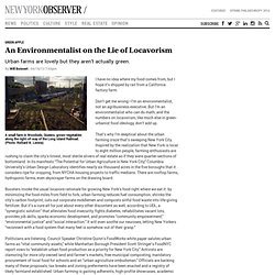 An Environmentalist on the Lie of Locavorism