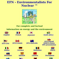 Environmentalists For Nuclear - International home page homepa