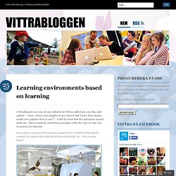 Learning environments based on learning « Vittrabloggen