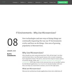 IT Environments - Why Use Microservices?