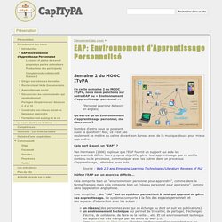 EAP: Environnement d'Apprentissage Personnalisé - CapITyPA