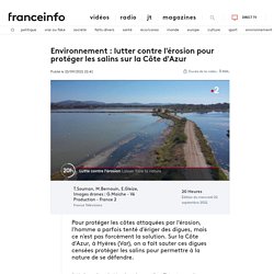 "Environnement : lutter contre l'érosion pour protéger les salins sur la Côte d'Azur" [22/09/2021]