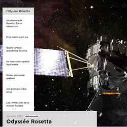 Rosetta : à la rencontre d'une comète