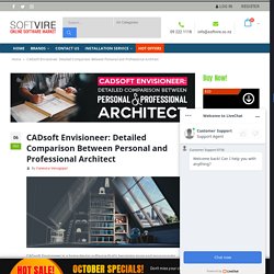 CADsoft Envisioneer: Personal vs. Pro Architect