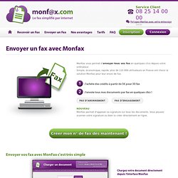 Envoyer un fax par Internet – Monfax.com