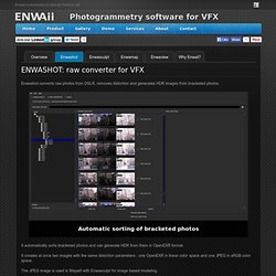 Enwaii photogrammetry for VFX