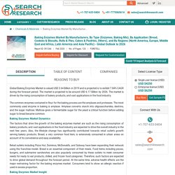 Baking Enzymes Market Outlook to 2026 - Search4Research