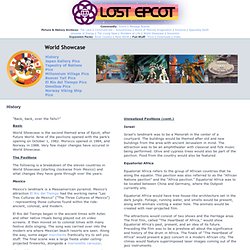 LOST EPCOT - World Showcase - History