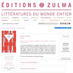 Épépé - Editions Zulma