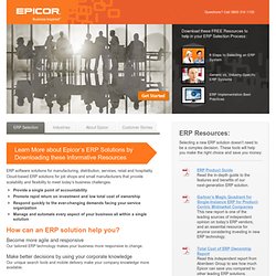 Solutions Software for ERP