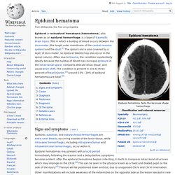 Epidural hematoma - Wikipedia