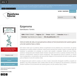 Epigenoma - Plataforma Editorial