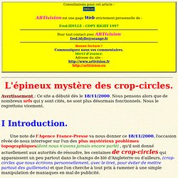L'epineux mystère des crop-circles