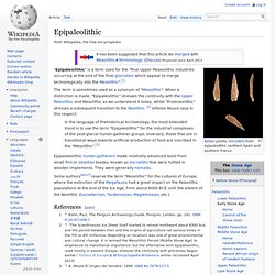 Epipaleolithic