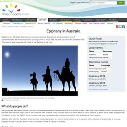 Epiphany in Australia