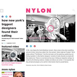 The Moment Episode 1 - NYFW Designer Interviews