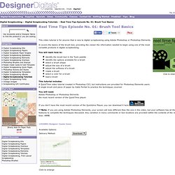 Reel Time Tips Episode No. 01: Brush Tool Basics - Digital Scrap